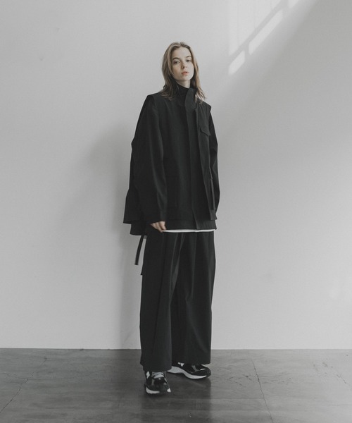 remer（リメール）の「loose UNITY layer vest / ルーズユニティレイヤーベスト（セットアップ対応）（ベスト・メンズ・チャコールグレー/ブラック・LARGE/MEDIUM/SMALL）」の18枚目の写真