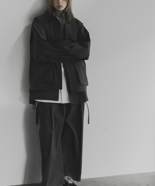 remer（リメール）の「loose UNITY layer vest / ルーズユニティレイヤーベスト（セットアップ対応）（ベスト・メンズ・チャコールグレー/ブラック・LARGE/MEDIUM/SMALL）」の6枚目の写真