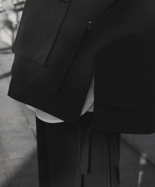 remer（リメール）の「loose UNITY layer vest / ルーズユニティレイヤーベスト（セットアップ対応）（ベスト・メンズ・チャコールグレー/ブラック・LARGE/MEDIUM/SMALL）」の11枚目の写真