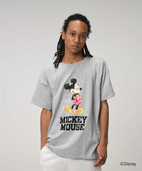 BOW WOW(バウワウ)の「MICKEY MOUSE 8812 TEE(Tシャツ/カットソー・メンズ・グレー・L/XL)」の2枚目の写真