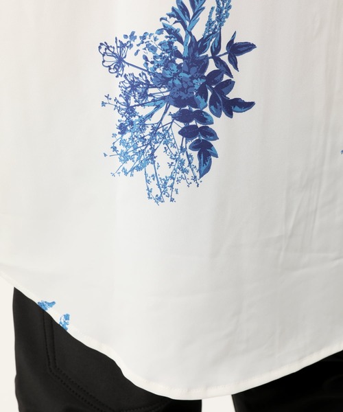 TopIsm（トップイズム）の「総柄プリント 長袖シャツ（シャツ/ブラウス・メンズ・グレー/ブラック×グレー/ホワイト×ブルー/ベージュ/ホワイト×グレー/パープル/ブラック×ブルー・L/M）」の20枚目の写真