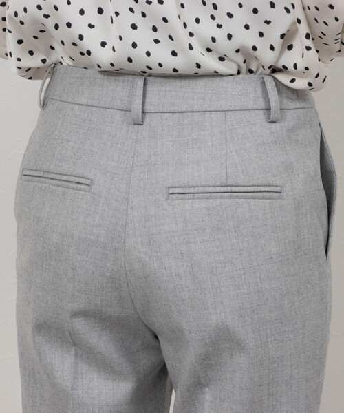 NOLLEY’S(ノーリーズ)の「サキソニーストレッチパンツ(その他パンツ・レディース・オフホワイト/ライトグレー/ネイビー・38/36/34)」の7枚目の写真