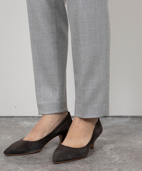 NOLLEY’S(ノーリーズ)の「サキソニーストレッチパンツ(その他パンツ・レディース・オフホワイト/ライトグレー/ネイビー・38/36/34)」の6枚目の写真