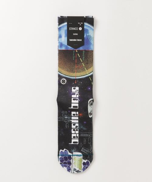 STANCE（スタンス）の「STANCE/スタンス ソックス M485A BEASTIE BOYS(ビースティ・ボーイズ)コラボモデル A555D23M48（ソックス/靴下・メンズ・マルチ・L）」の3枚目の写真