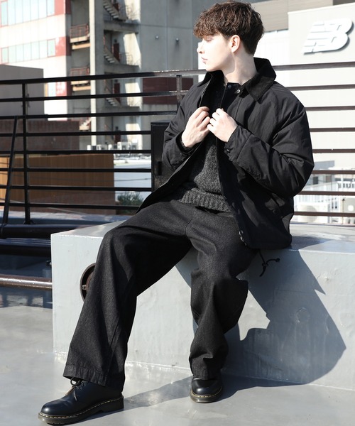 HOUSTON（ヒューストン）の「HOUSTON ショートハンティングジャケット（ブルゾン・メンズ・オリーブドラブ/マスタード/ブラック・LARGE/MEDIUM/XX-LARGE/X-LARGE）」の4枚目の写真