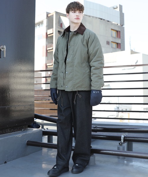 HOUSTON（ヒューストン）の「HOUSTON ショートハンティングジャケット（ブルゾン・メンズ・オリーブドラブ/マスタード/ブラック・LARGE/MEDIUM/XX-LARGE/X-LARGE）」の12枚目の写真