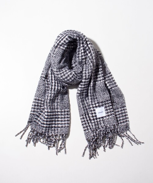 GLOSTER（グロスター）の「【GLOSTER/グロスター】ループヤーンボリュームフリンジマフラー（マフラー・メンズ・ベージュ系その他/ブラック系その他/ホワイト系その他2/ブルー系その他7/グリーン系その他・FREE）」の4枚目の写真