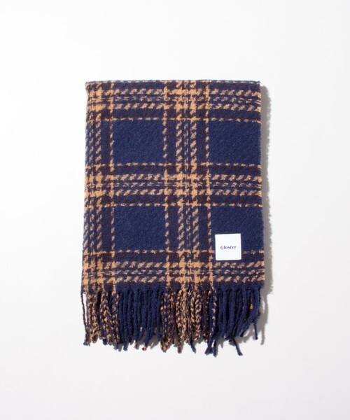 GLOSTER（グロスター）の「【GLOSTER/グロスター】ループヤーンボリュームフリンジマフラー（マフラー・メンズ・ベージュ系その他/ブラック系その他/ホワイト系その他2/ブルー系その他7/グリーン系その他・FREE）」の16枚目の写真