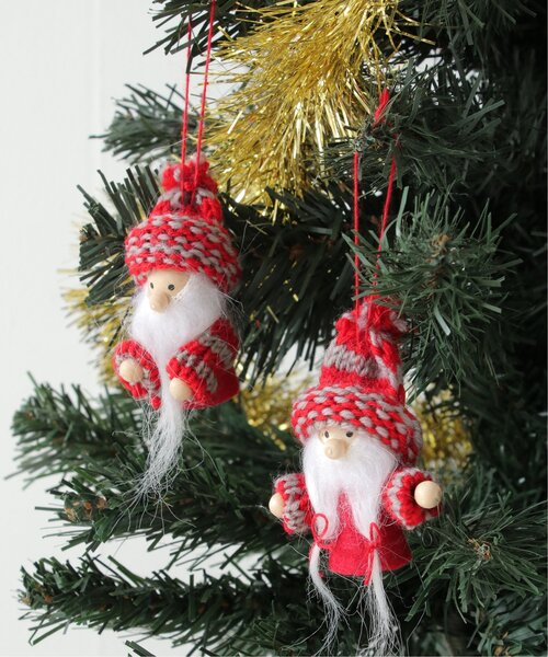 LBC（エルビーシー）の「ヤーンサンタオーナメントセット（インテリア雑貨・レディース・その他7・FREE）」の3枚目の写真