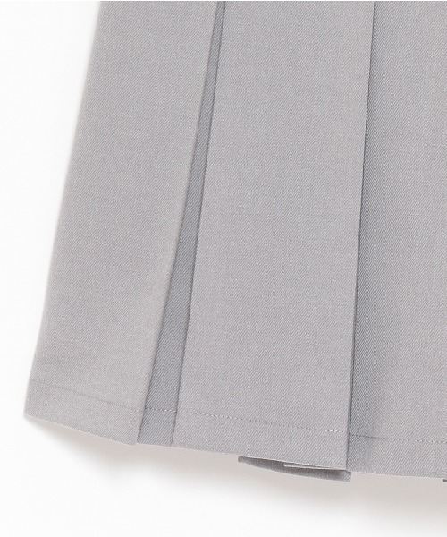 LOVETOXIC(ラブトキシック)の「ベルト付無地ボックスプリーツスカパン(スカート・キッズ・ブラック/グレー・S/M/SS/L)」の14枚目の写真