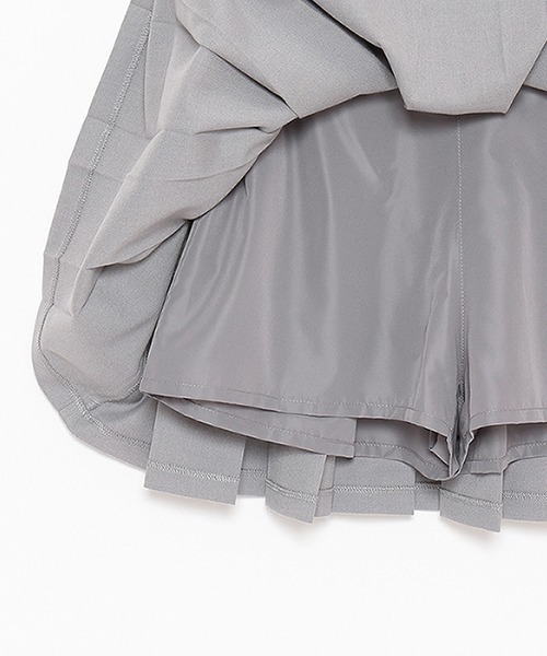 LOVETOXIC(ラブトキシック)の「ベルト付無地ボックスプリーツスカパン(スカート・キッズ・ブラック/グレー・S/M/SS/L)」の15枚目の写真