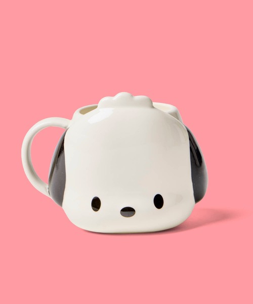 sanrio / サンリオ 】 陶器 ダイカット マグカップ CHMGD4 SKE（グラス
