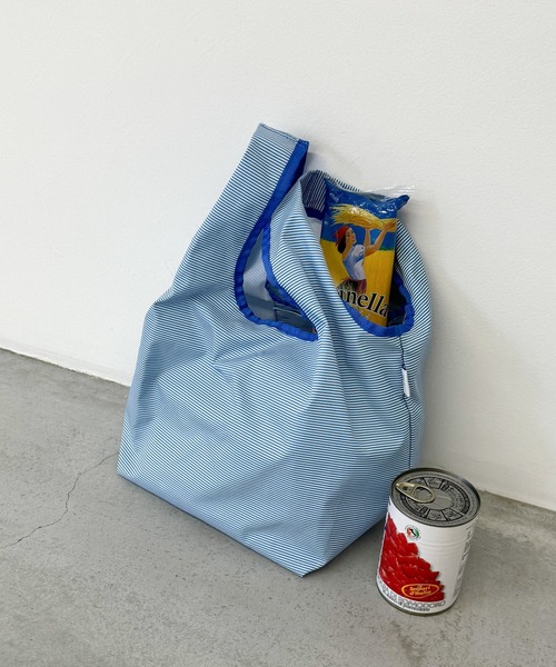 CANAL JEAN(キャナルジーン)の「Miller ミニエコバッグ(エコバッグ/サブバッグ・レディース・ブラウン/ブルー/サックスブルー・ONE SIZE)」の1枚目の写真