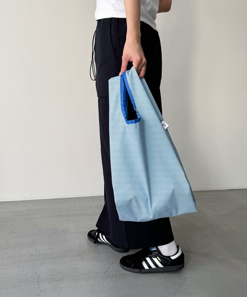 CANAL JEAN(キャナルジーン)の「Miller ミニエコバッグ(エコバッグ/サブバッグ・レディース・ブラウン/ブルー/サックスブルー・ONE SIZE)」の17枚目の写真