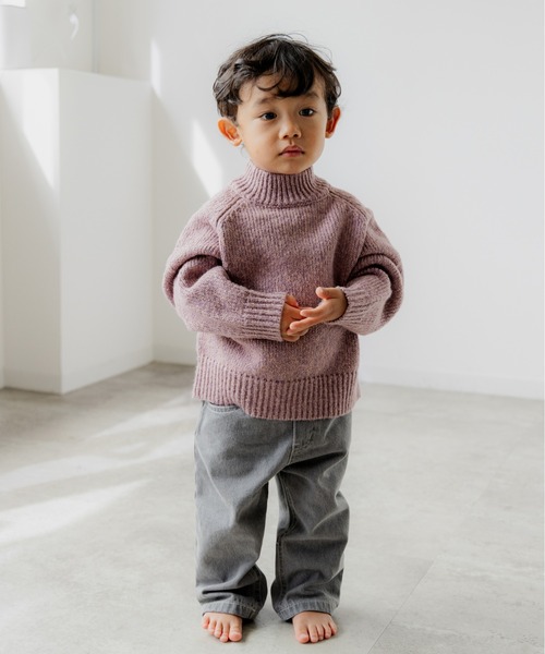 PGG◾️半袖モックネック◾️ グレー Mock Neck Wave LS-Grey | MIZUTOKI