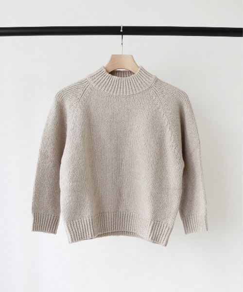 ooju(オージュ)の「【ooju】モックネックニット(Tシャツ/カットソー・キッズ・グレー/パープル・1/2/3/4)」の10枚目の写真