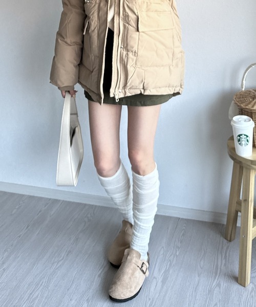 Silly（シリー）の「【カジュアルコーデに♪】スウェードクロッグサンダル（サンダル・レディース・ブラウン/グレー/ベージュ・SMALL/MEDIUM/LARGE）」の7枚目の写真