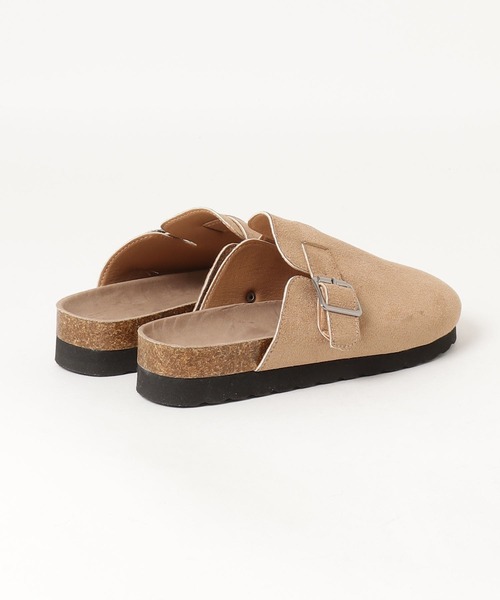 Silly（シリー）の「【カジュアルコーデに♪】スウェードクロッグサンダル（サンダル・レディース・ブラウン/グレー/ベージュ・SMALL/MEDIUM/LARGE）」の4枚目の写真