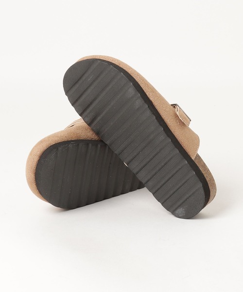 Silly（シリー）の「【カジュアルコーデに♪】スウェードクロッグサンダル（サンダル・レディース・ブラウン/グレー/ベージュ・SMALL/MEDIUM/LARGE）」の5枚目の写真