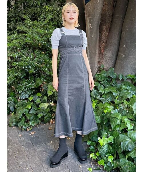 MURUA（ムルーア）の「フロントクロスデザインジャンスカ（ジャンパー