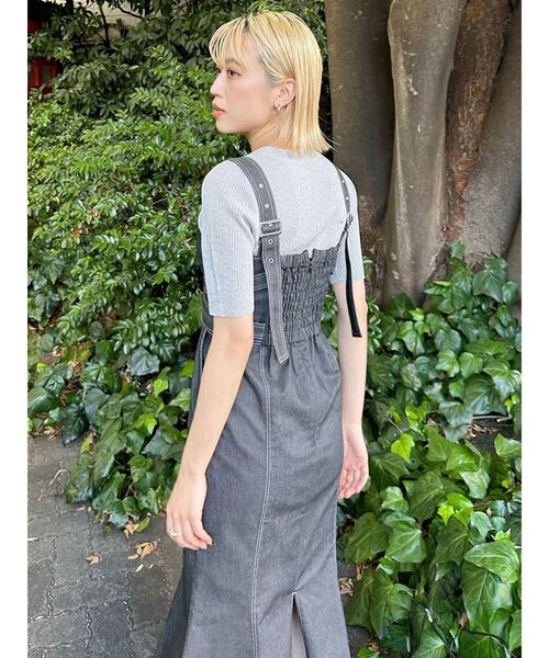 MURUA（ムルーア）の「フロントクロスデザインジャンスカ（ジャンパー