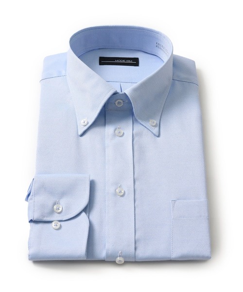 TETE HOMME(テットオム)の「形態安定 吸水速乾 アソート T/Cドレスシャツ(ビジネスシャツ・メンズ・ブルー/ホワイト系1/グレー系1/サックスブルー/ホワイト系2/チェック・X-LARGE/LARGE/MEDIUM)」の11枚目の写真