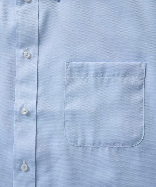 TETE HOMME(テットオム)の「形態安定 吸水速乾 アソート T/Cドレスシャツ(ビジネスシャツ・メンズ・ブルー/ホワイト系1/グレー系1/サックスブルー/ホワイト系2/チェック・X-LARGE/LARGE/MEDIUM)」の16枚目の写真