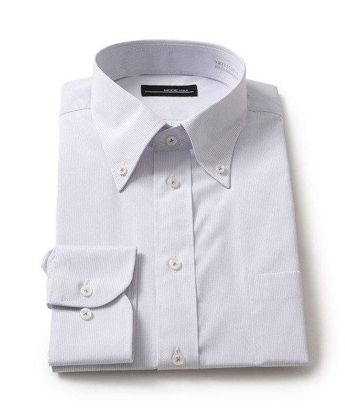 TETE HOMME(テットオム)の「形態安定 吸水速乾 アソート T/Cドレスシャツ(ビジネスシャツ・メンズ・ブルー/ホワイト系1/グレー系1/サックスブルー/ホワイト系2/チェック・X-LARGE/LARGE/MEDIUM)」の9枚目の写真
