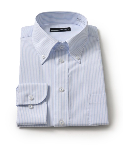 TETE HOMME(テットオム)の「形態安定 吸水速乾 アソート T/Cドレスシャツ(ビジネスシャツ・メンズ・ブルー/ホワイト系1/グレー系1/サックスブルー/ホワイト系2/チェック・X-LARGE/LARGE/MEDIUM)」の10枚目の写真