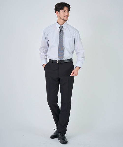 TETE HOMME(テットオム)の「形態安定 吸水速乾 アソート T/Cドレスシャツ(ビジネスシャツ・メンズ・ブルー/ホワイト系1/グレー系1/サックスブルー/ホワイト系2/チェック・X-LARGE/LARGE/MEDIUM)」の20枚目の写真