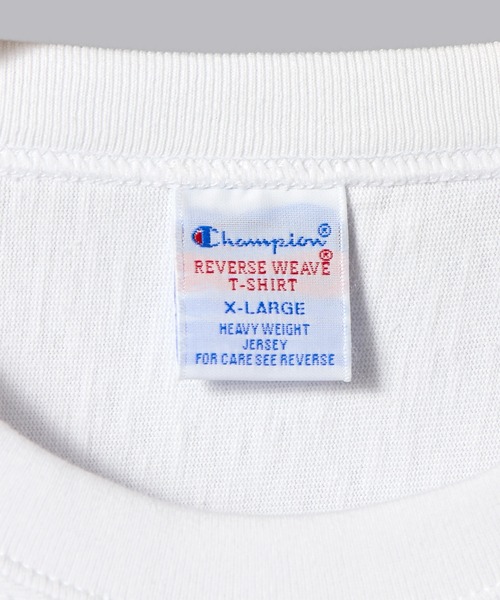 Champion(チャンピオン)の「【 Champion / チャンピオン 】REVERSE WEAVE SHORT POCKET SLEEVE T-SHIRT / リバースウィーブ ショートポケット スリーブ Tシャツ(Tシャツ/カットソー・メンズ・ブラック/ホワイト・X-LARGE/LARGE/MEDIUM)」の9枚目の写真
