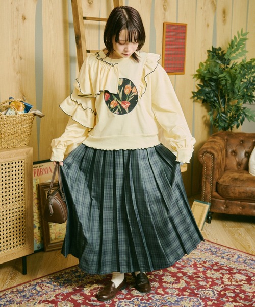 【3万円相当】　kutir 8点セット　スカート　スウェット　バッグ　クティール クティールとレトロ】フリルゴブランスウェット（スウェット