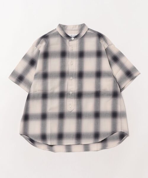 East End Highlanders / 半袖オンブレチェックシャツ<100-120cm>