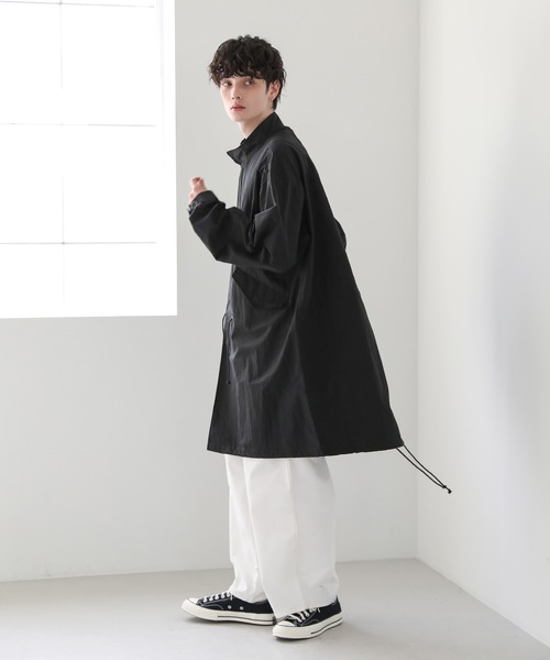 ASTRONOMY(アストロノミー)の「Buyer's Select/オーバーサイズシルエットロングモッズコート(モッズコート・メンズ・ブラック/グレイッシュベージュ/カーキ/アイボリー・L/M)」の7枚目の写真