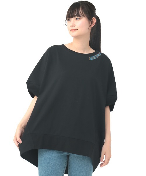 チチカカ(チチカカ)の「ドルマンコクーン刺繍プルオーバー(Tシャツ/カットソー・レディース・ベージュ/ブラック/カーキ/ターコイズブルー・FREE)」の13枚目の写真