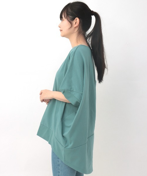 チチカカ(チチカカ)の「ドルマンコクーン刺繍プルオーバー(Tシャツ/カットソー・レディース・ベージュ/ブラック/カーキ/ターコイズブルー・FREE)」の14枚目の写真