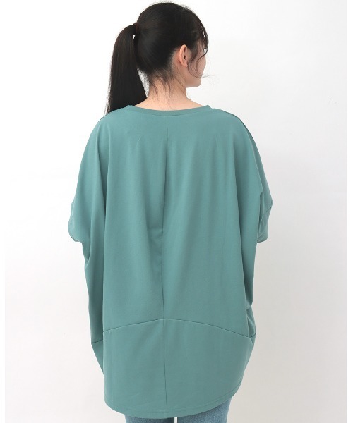 チチカカ(チチカカ)の「ドルマンコクーン刺繍プルオーバー(Tシャツ/カットソー・レディース・ベージュ/ブラック/カーキ/ターコイズブルー・FREE)」の15枚目の写真