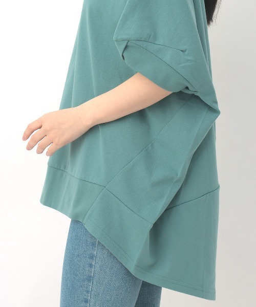 チチカカ(チチカカ)の「ドルマンコクーン刺繍プルオーバー(Tシャツ/カットソー・レディース・ベージュ/ブラック/カーキ/ターコイズブルー・FREE)」の17枚目の写真