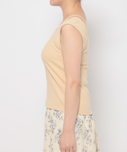 mysty woman（ミスティウーマン）の「ラッセルレースアンサンブルロングスリーブ　104217（Tシャツ/カットソー・レディース・カーキ/アイボリー/ベージュ・FREE）」の21枚目の写真