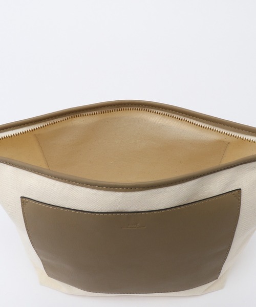 ROPE'（ロペ）の「Aretha Bag （アリーサ バッグ）【A4対応/ポーチ付き】【通勤】（トートバッグ・レディース・オフホワイト/ベージュ系その他・FREE）」の15枚目の写真