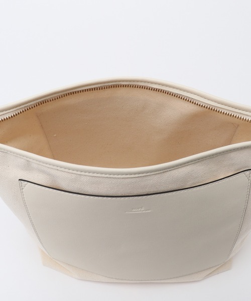 ROPE'（ロペ）の「Aretha Bag （アリーサ バッグ）【A4対応/ポーチ付き】【通勤】（トートバッグ・レディース・オフホワイト/ベージュ系その他・FREE）」の13枚目の写真