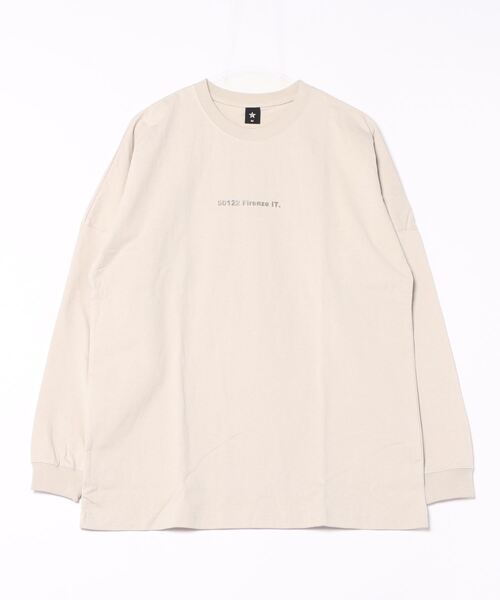 NO WAY(ノーウェイ)の「/ミドルウェイト ドルマンロングスリーブTシャツ(Tシャツ/カットソー・メンズ・ホワイト/ブラック/サンドベージュ・LARGE/MEDIUM)」の9枚目の写真