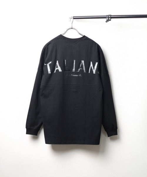 NO WAY(ノーウェイ)の「/ミドルウェイト ドルマンロングスリーブTシャツ(Tシャツ/カットソー・メンズ・ホワイト/ブラック/サンドベージュ・LARGE/MEDIUM)」の5枚目の写真