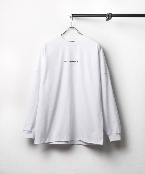 NO WAY(ノーウェイ)の「/ミドルウェイト ドルマンロングスリーブTシャツ(Tシャツ/カットソー・メンズ・ホワイト/ブラック/サンドベージュ・LARGE/MEDIUM)」の7枚目の写真
