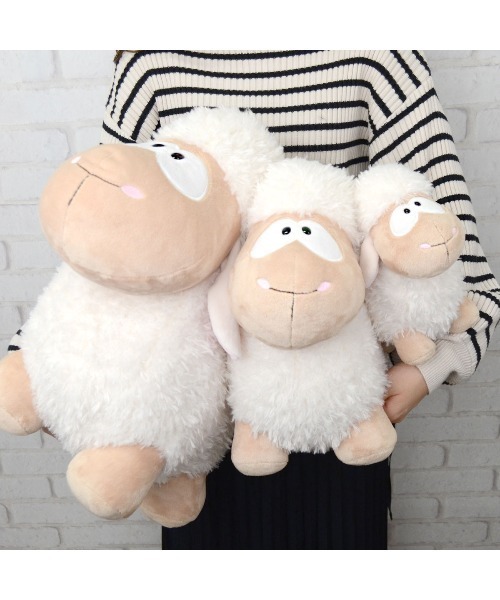 NICI/ぬいぐるみ ウーリーギャング シープ ホワイト スタンディング