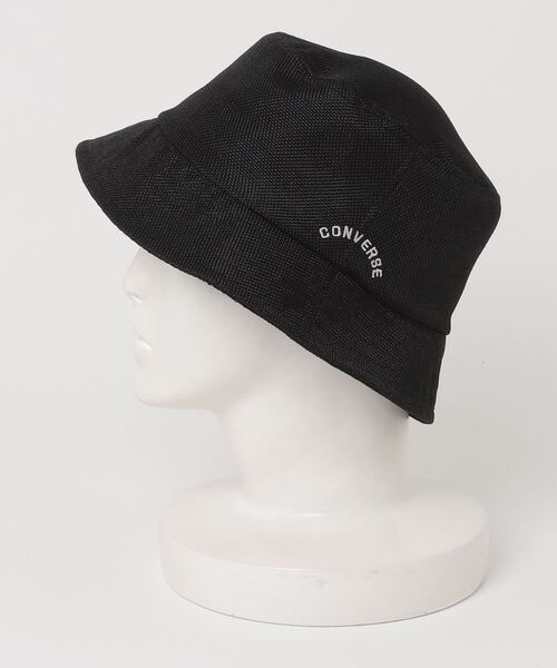 CONVERSE（コンバース）の「【CONVERSE/コンバース】CN SHEET BUCKET HAT/ロゴ刺繍バケットハット（ハット・メンズ・ピンク/ライトベージュ/ブラック・FREE）」の5枚目の写真