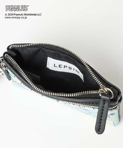 LEPSIM(レプシィム)の「【PEANUTS】コミックコインケース 996634(コインケース・レディース・アイボリー/ブラック・ONE SIZE)」の6枚目の写真