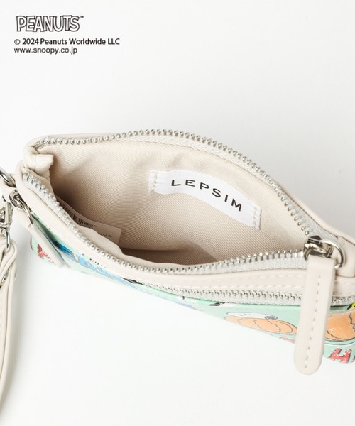 LEPSIM(レプシィム)の「【PEANUTS】コミックコインケース 996634(コインケース・レディース・アイボリー/ブラック・ONE SIZE)」の7枚目の写真