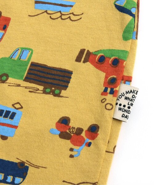 BREEZE（ブリーズ）の「総柄ロンパス　マイファーストブリーズ（ロンパース・キッズ・ブラウン/ピンク/チャコール/チェック/ミント/オレンジ/イエロー/ブルー/グレー/オフホワイト/アイボリー・60/70/80）」の16枚目の写真