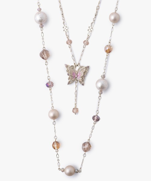【ANNA SUI】即対応 蝶モチーフ 2点セットネックレス 蝶モチーフ 2点セットネックレス（ネックレス）｜ANNA SUI